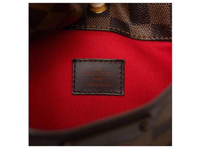 Louis Vuitton Brown Damier Ebene Bloomsbury PM Marrone - vista 5