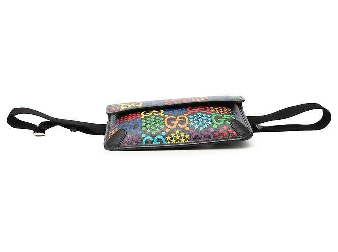 Borsa cintura Gucci Black GG Supreme Psychedelic Nero - vista 3