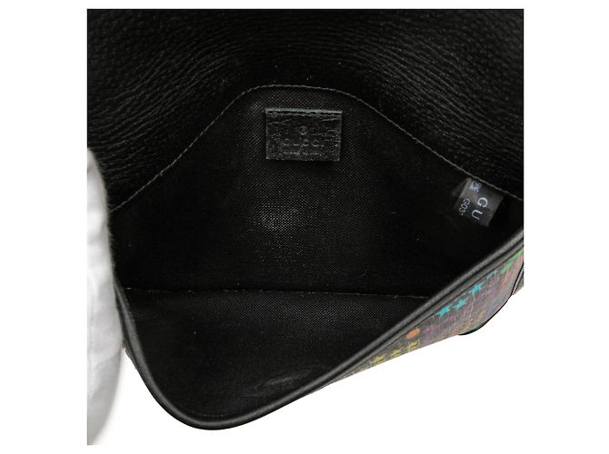 Borsa cintura Gucci Black GG Supreme Psychedelic Nero - vista 4