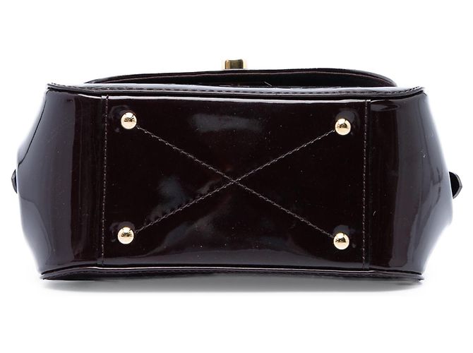 Louis Vuitton Purple Monogram Vernis Pasadena Porpora - vista 3