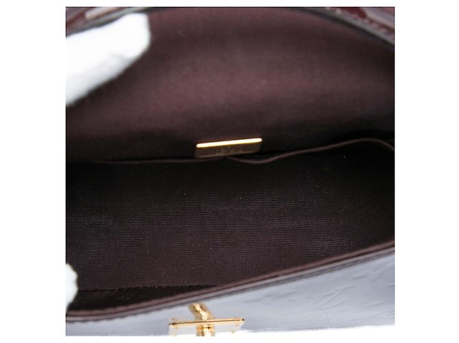 Louis Vuitton Purple Monogram Vernis Pasadena Porpora - vista 4
