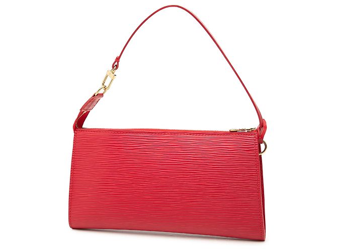 Louis Vuitton Red Epi Pochette Accessoires Rosso - vista 2