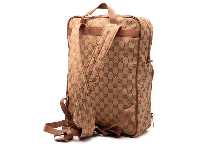 Zaino Gucci Brown GG Canvas NY Yankees Marrone - vista 2