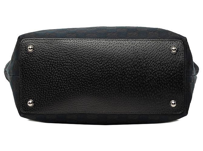 Borsa Tote Gucci Large GG Canvas Eclipse Nera Nero - vista 3