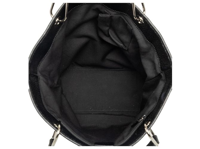 Borsa Tote Gucci Large GG Canvas Eclipse Nera Nero - vista 4