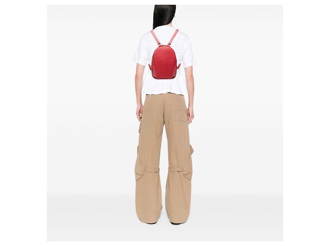 Louis Vuitton Red Epi Mabillon Rosso - vista 6