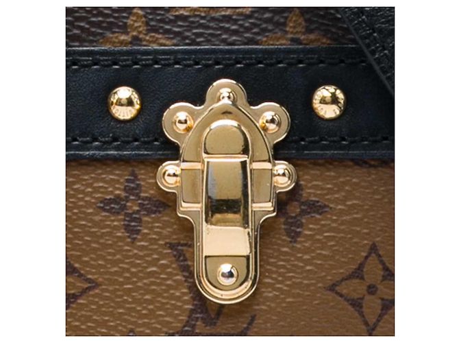 Louis Vuitton Brown Monogram Reverse Trunk Clutch Marrone - vista 6