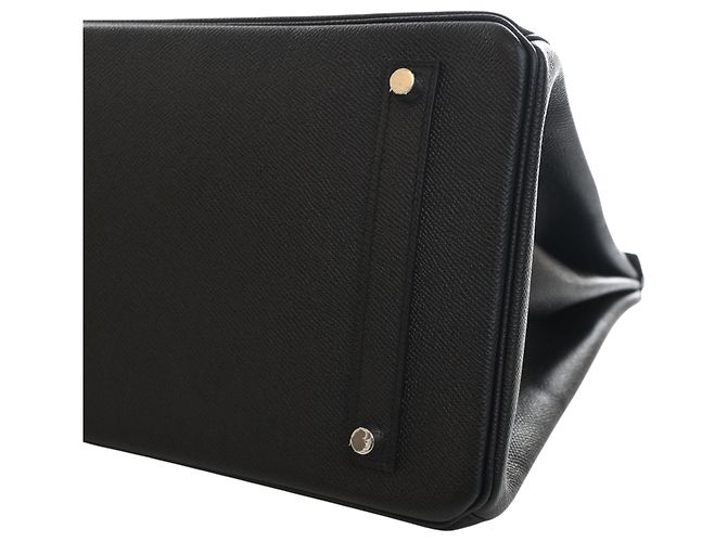 Hermès Black Epsom Birkin Retourne 35 Nero - vista 10