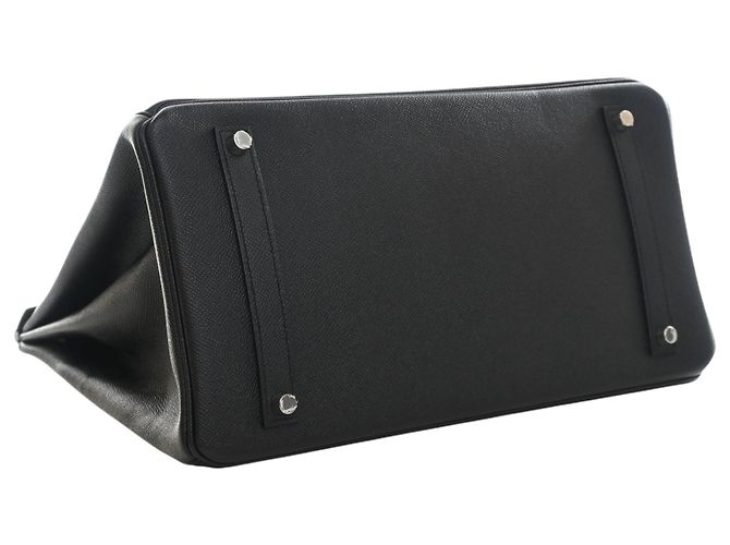 Hermès Black Epsom Birkin Retourne 35 Nero - vista 11