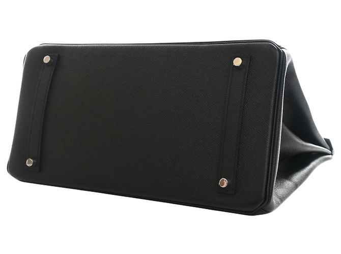 Hermès Black Epsom Birkin Retourne 35 Nero - vista 12