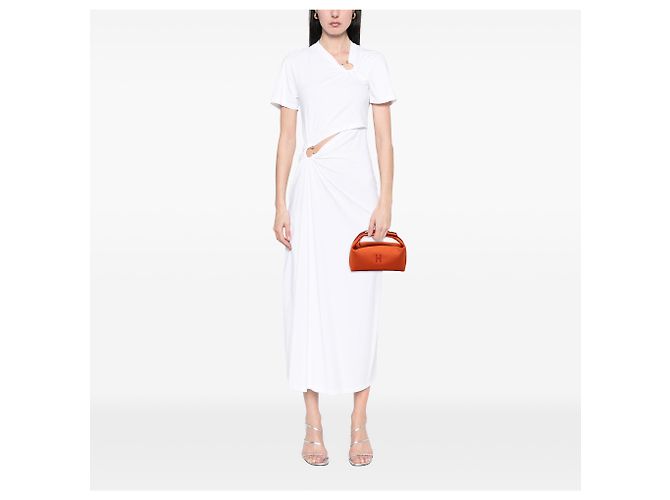 Custodia Hermès Orange Small Toile Bride A Brac Arancione - vista 6