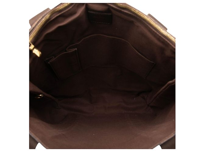 Louis Vuitton Brown Damier Ebene Cabas Beaubourg Marrone - vista 4
