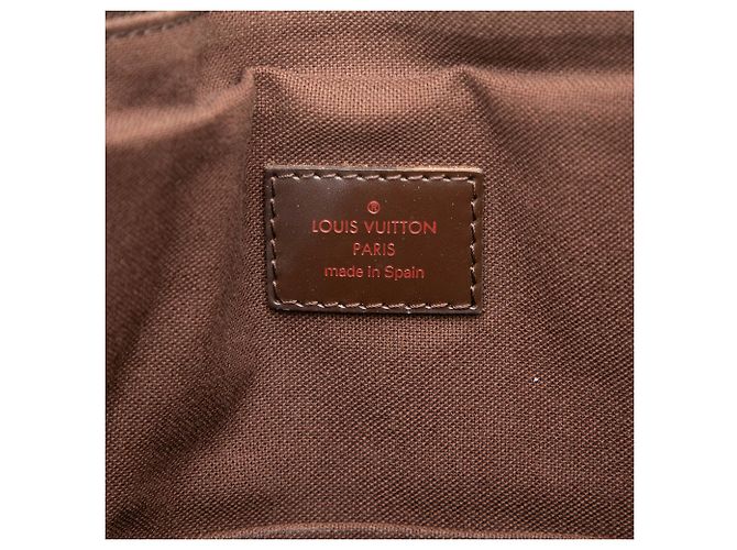 Louis Vuitton Brown Damier Ebene Cabas Beaubourg Marrone - vista 5