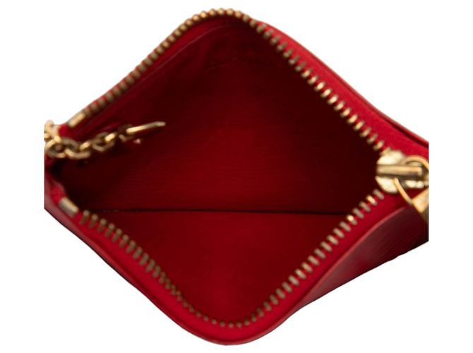 Louis Vuitton Red Epi Pochette Cles Roja - vista 4