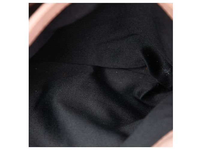 Borsa Satchel Miu Miu in Nappa Matelassé Marrone con Catena di Cristalli - vista 4