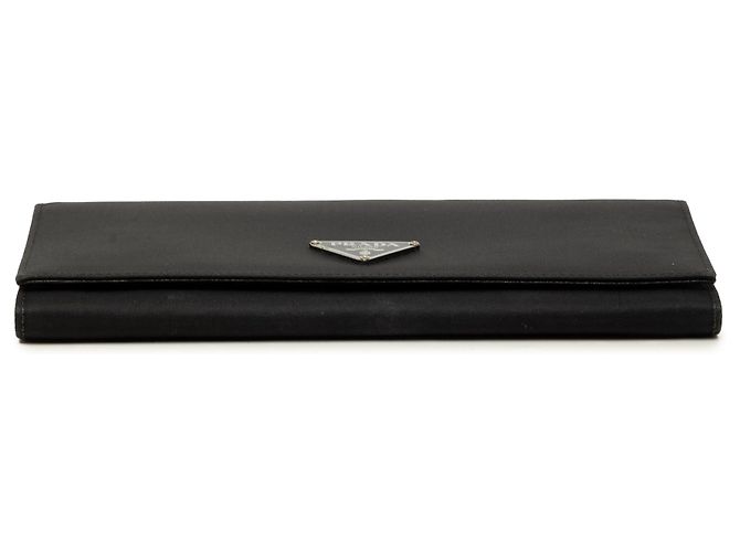 Cartera larga Prada de Tessuto negro - vista 3