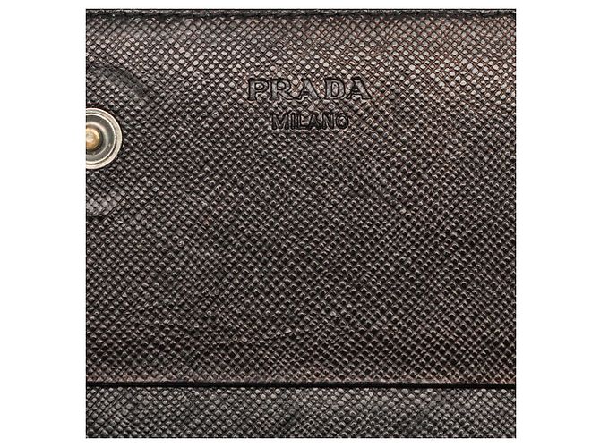 Cartera larga Prada de Tessuto negro - vista 6