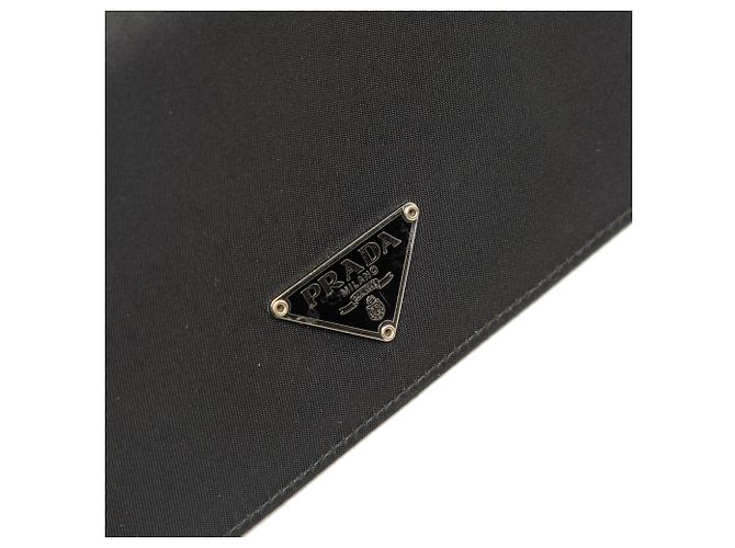 Cartera larga Prada de Tessuto negro - vista 7