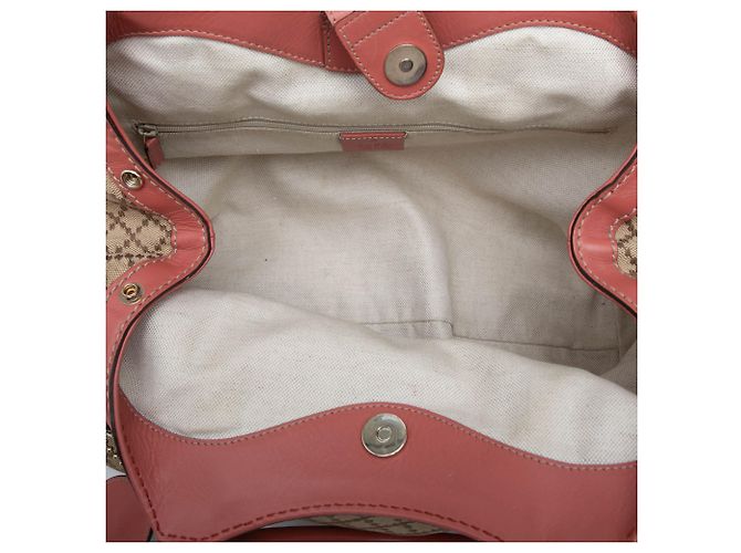 Borsa Tote Gucci Sukey Medium in tela Diamante beige - vista 4