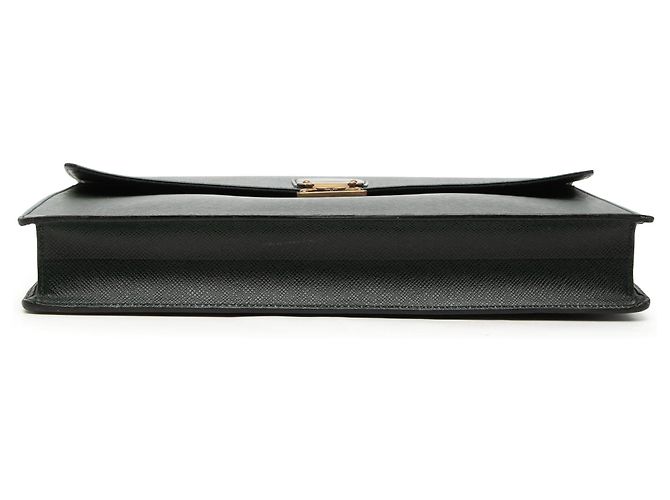 Louis Vuitton Green Taiga Serviette Kourad Briefcase Verde Verde scuro - vista 3