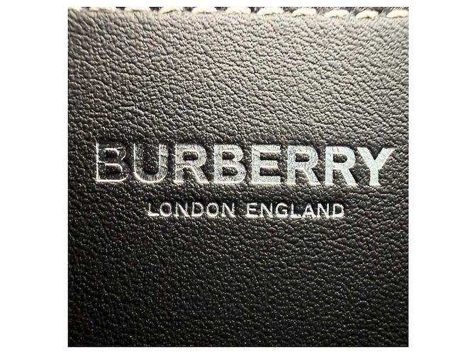 Borsa a tracolla Burberry Brown Giant Check E-Canvas Paddy Marrone Marrone scuro - vista 7