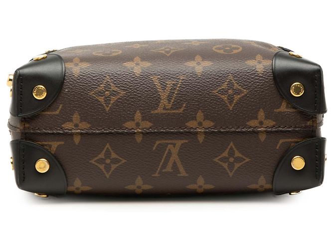 Louis Vuitton Brown Monogram Petite Malle Souple Marrone - vista 3