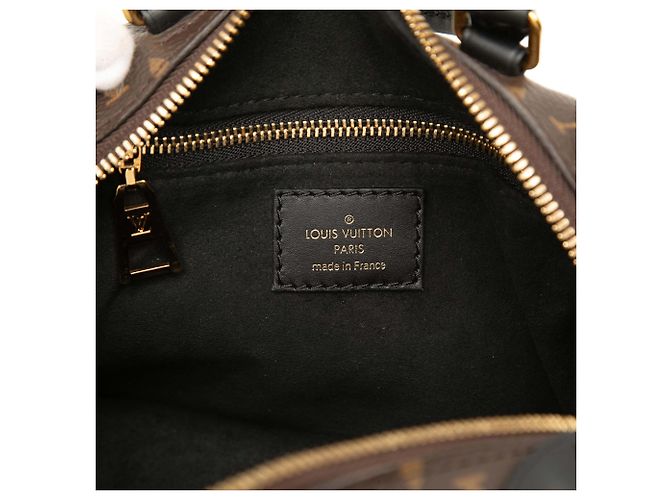 Louis Vuitton Brown Monogram Petite Malle Souple Marrone - vista 5