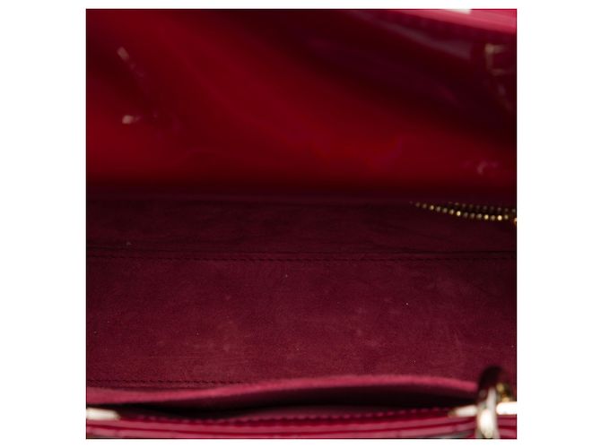 Dior Red Small Patent Cannage Lady Dior Rosso Bordò - vista 4