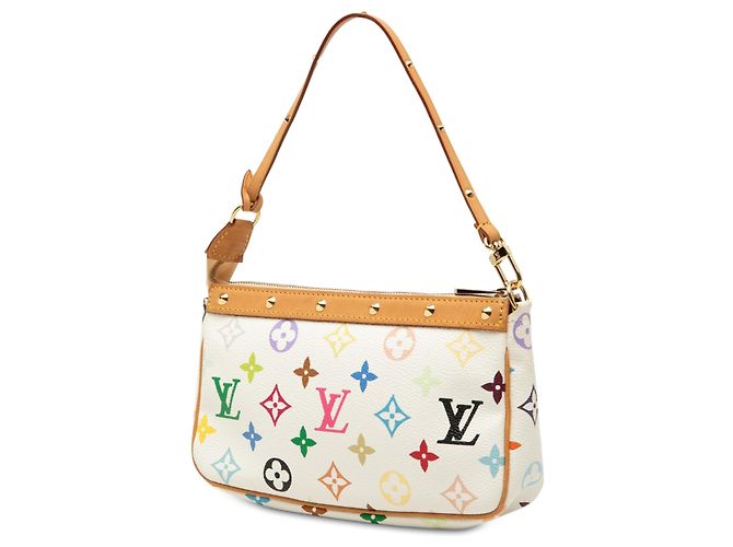 Louis Vuitton White Monogram Multicolore Pochette Accessoires - vista 2