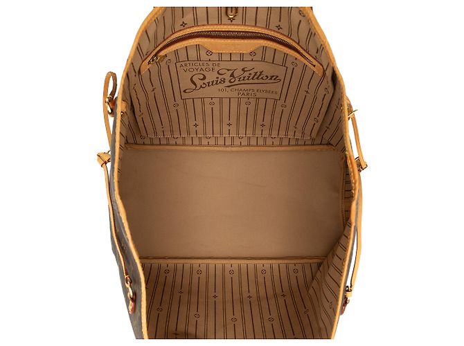 Louis Vuitton Brown Monogram Neverfull GM Marrone - vista 4