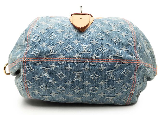 Louis Vuitton Blue Monogram Denim Sunshine - vista 3