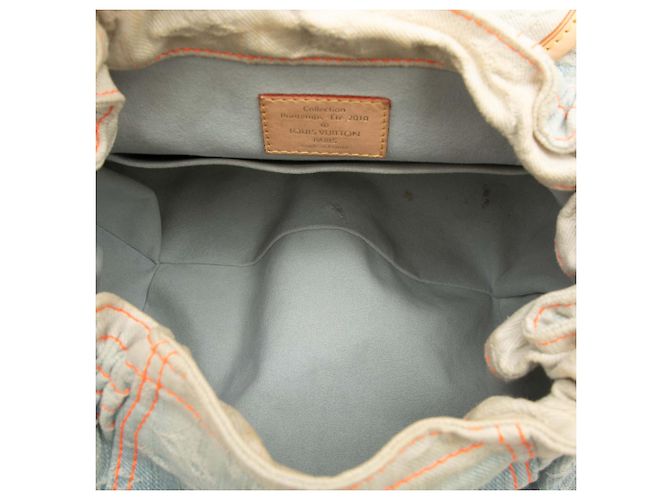 Louis Vuitton Blue Monogram Denim Sunshine - vista 4