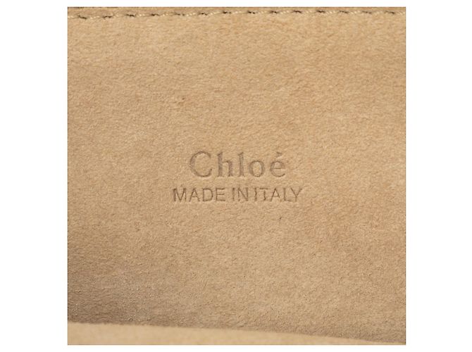 Chloé Faye Crossbody aus Kalbsleder und Wildleder braun Medium - Ansicht 5
