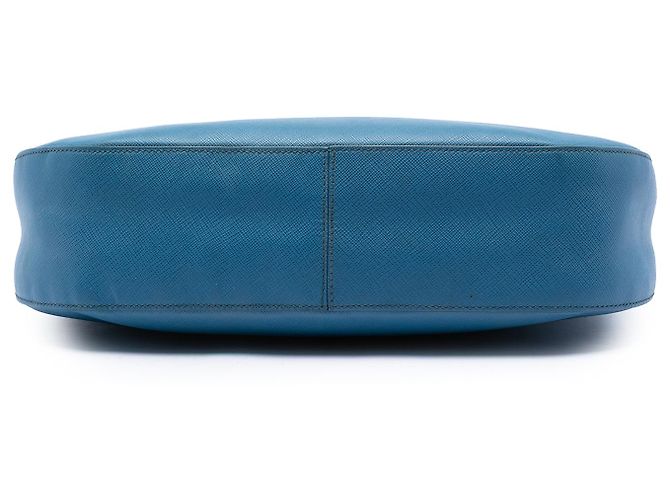 Prada Blue Saffiano Lux Schultertasche Blau - Ansicht 3