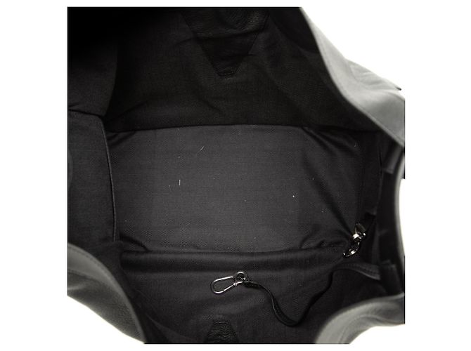 LOEWE Hammock Satchel aus Leder, Schwarz, Medium - Ansicht 4