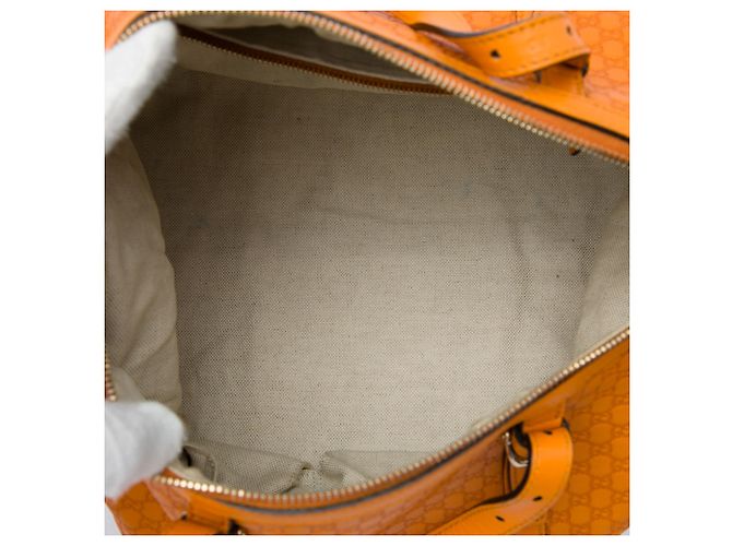 Borsa Boston Gucci Nice Microguccissima Arancione - vista 4