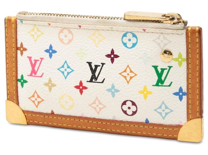Louis Vuitton White Monogram Multicolore Pochette Cles - view 2