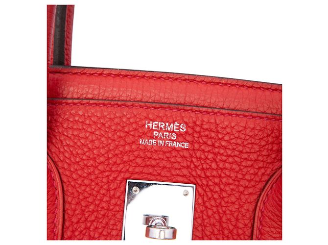 Hermès Red Togo Birkin Retourne 35 Rosso - vista 5