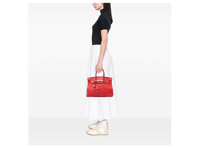 Hermès Red Togo Birkin Retourne 35 Rosso - vista 6