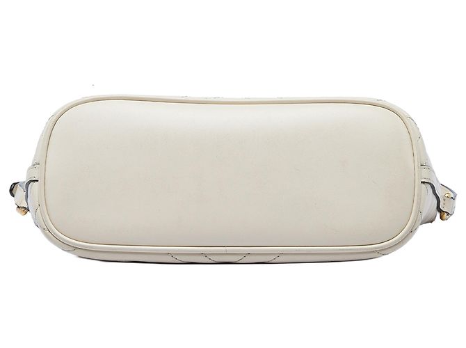 Borsa a tracolla Gucci White GG Marmont Matelassé in pelle di vitello Bianco Bianco sporco - vista 3