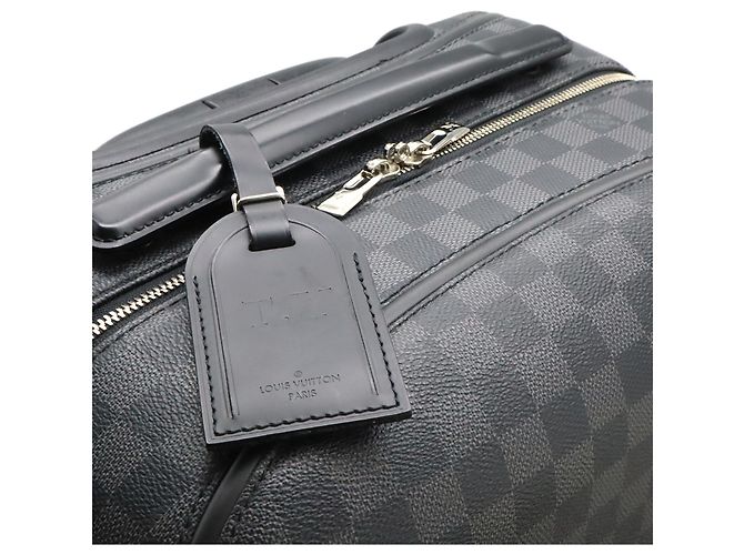 Louis Vuitton Black Damier Graphite Zephyr 55 Nero - vista 5