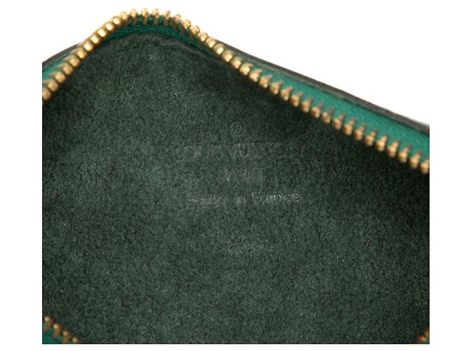 Louis Vuitton Green Epi Pochette Papillon Grün - Ansicht 5