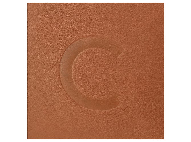 Céline Celine Borsa Cube Small in pelle di vitello morbida marrone - vista 6