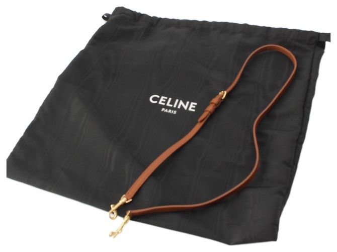 Céline Celine Borsa Cube Small in pelle di vitello morbida marrone - vista 9