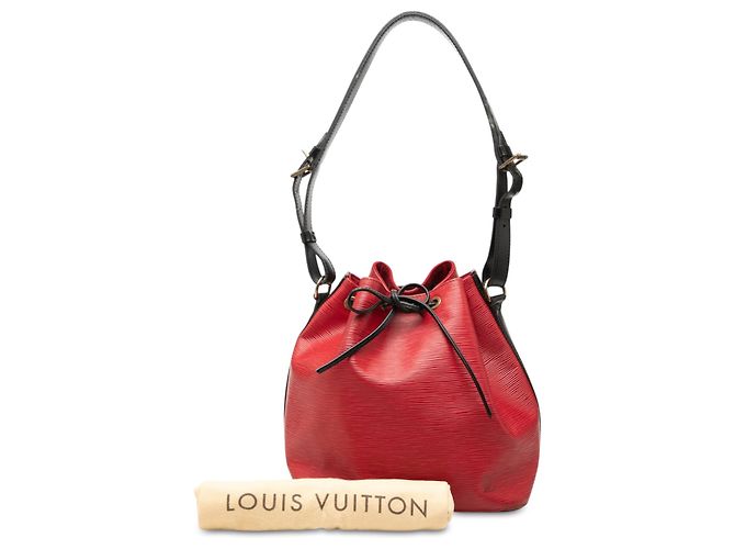 Louis Vuitton Red Epi Petit Bicolor Noe Rosso - vista 7