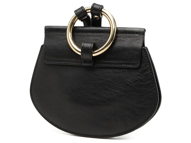 Chloé Mini Borsa a Tracolla Faye in Pelle Nera Nero - vista 2
