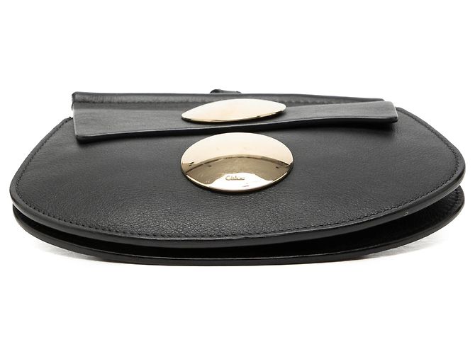 Chloé Mini Borsa a Tracolla Faye in Pelle Nera Nero - vista 3