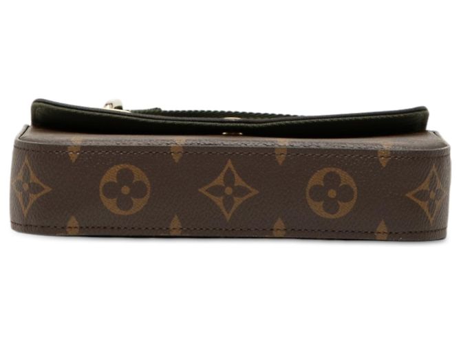 Louis Vuitton Brown Monogram Felicie Strap And Go Marrone - vista 3