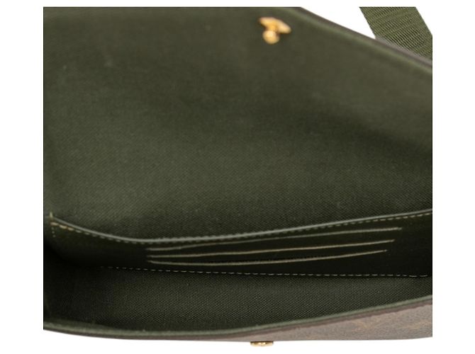 Louis Vuitton Brown Monogram Felicie Strap And Go Marrone - vista 4