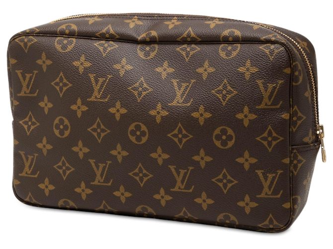 Louis Vuitton Brown Monogram Trousse Toilette 28 Marrone - vista 2